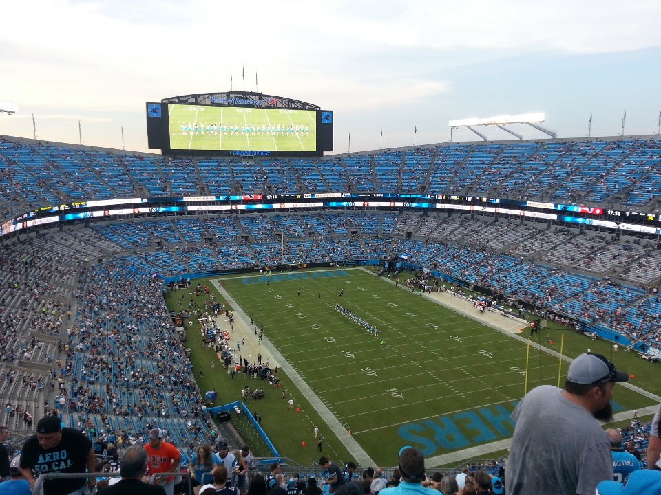 Original R&M photograph from the Patriots and Panthers stadium album