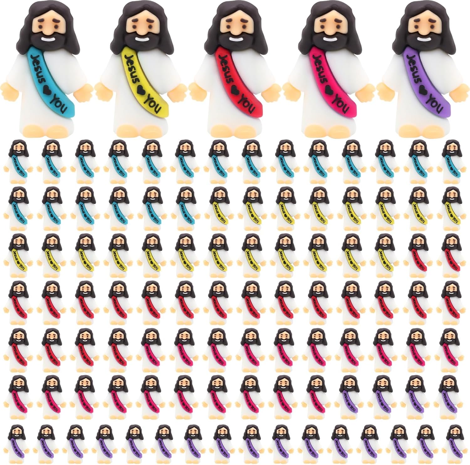 100 pack little Jesus figurines for cruise ducks or gifts