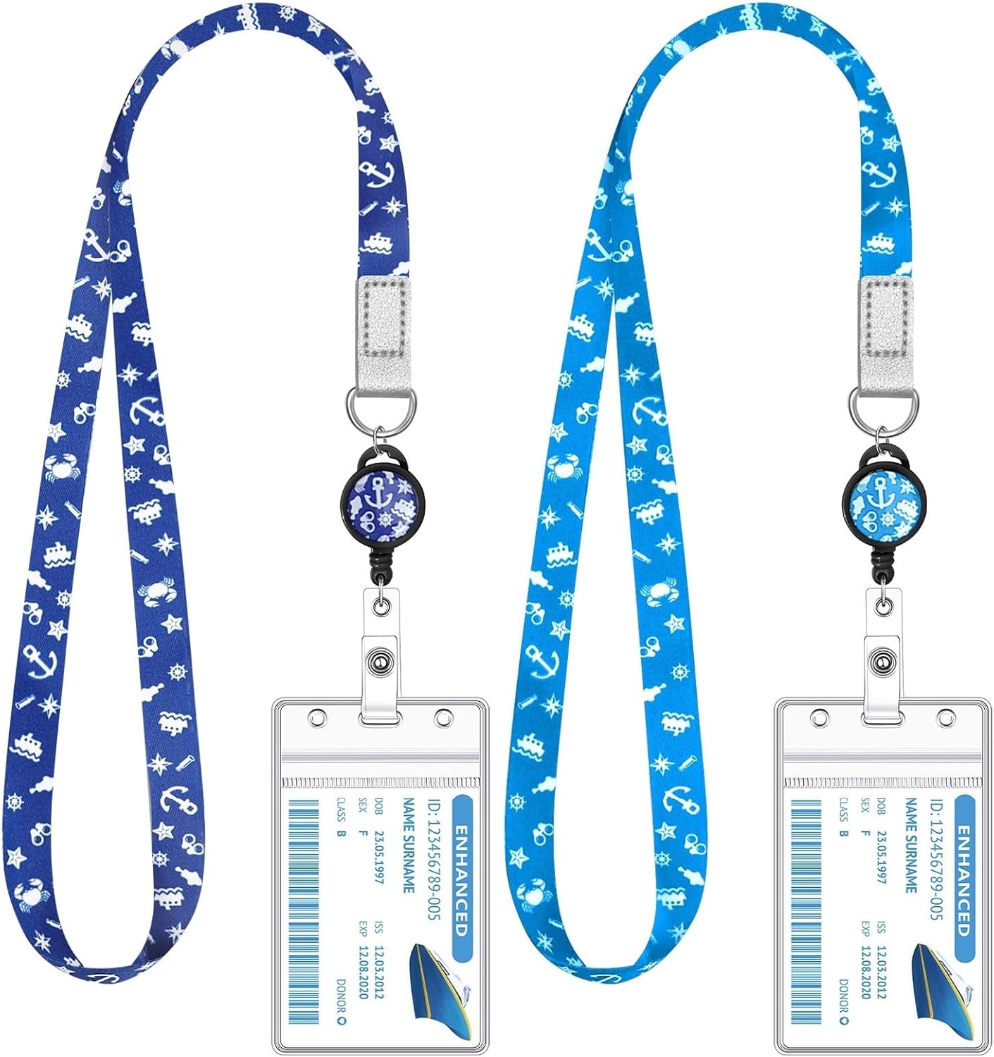 Cruise lanyard with waterproof card holder