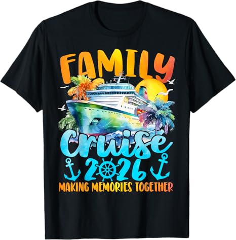Family Cruise 2026 matching t-shirts set
