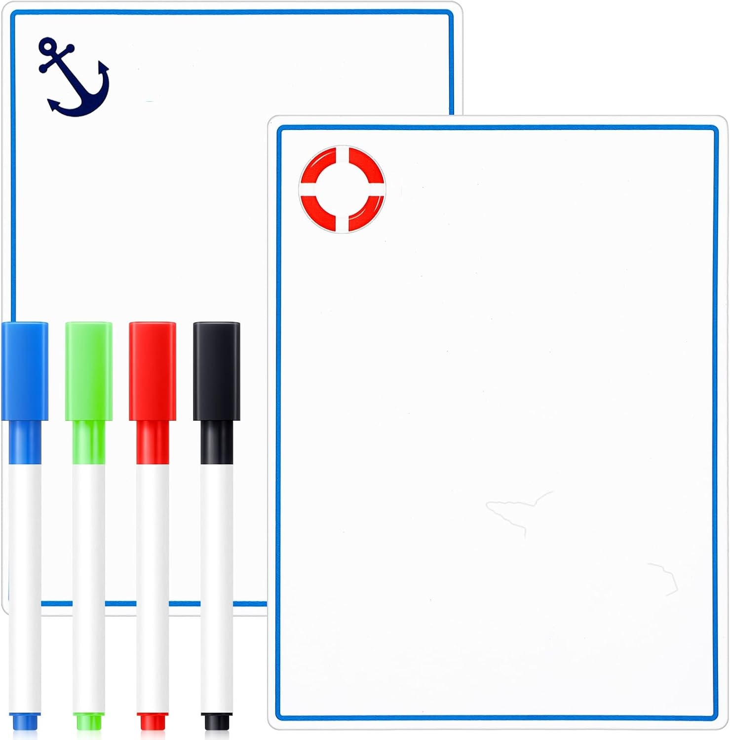Magnetic whiteboard for cruise cabin doors or walls