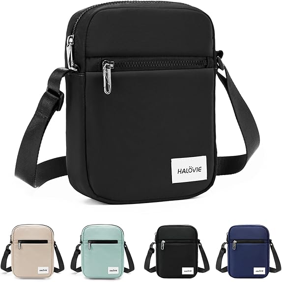 Lightweight crossbody messenger bag for travel
