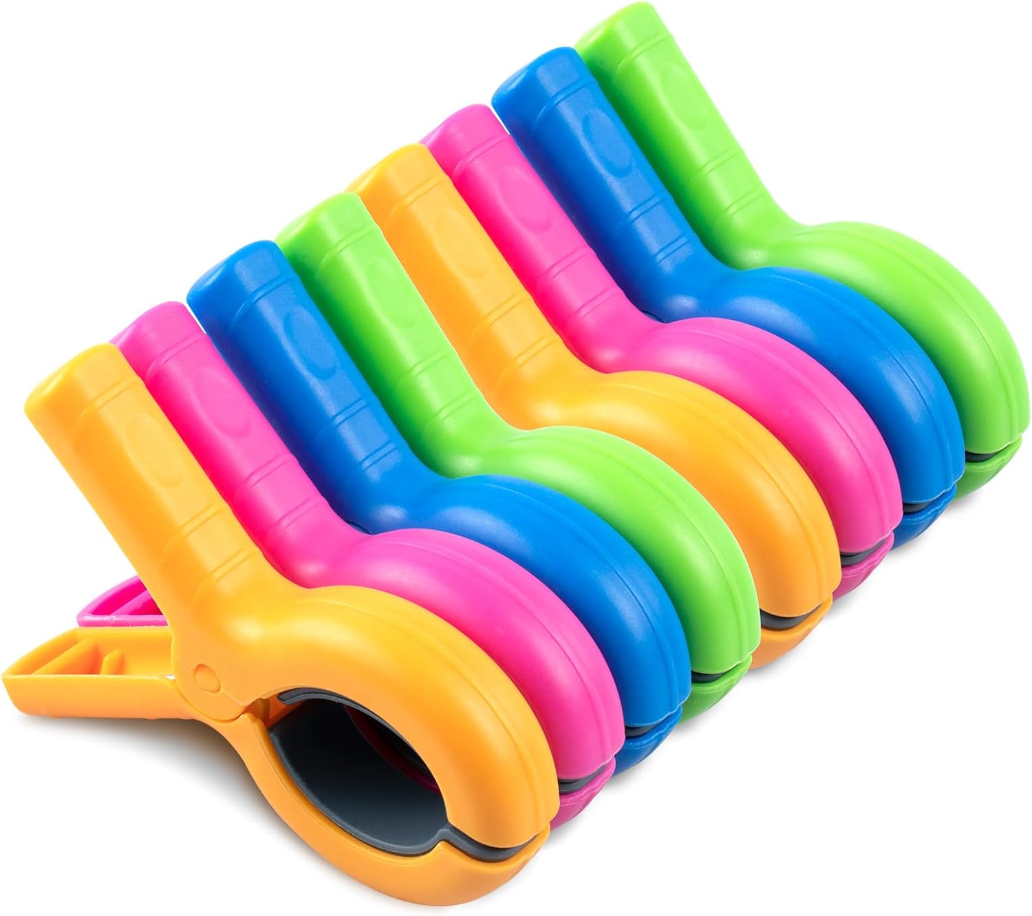 Beach towel clips for cruise ship chairs