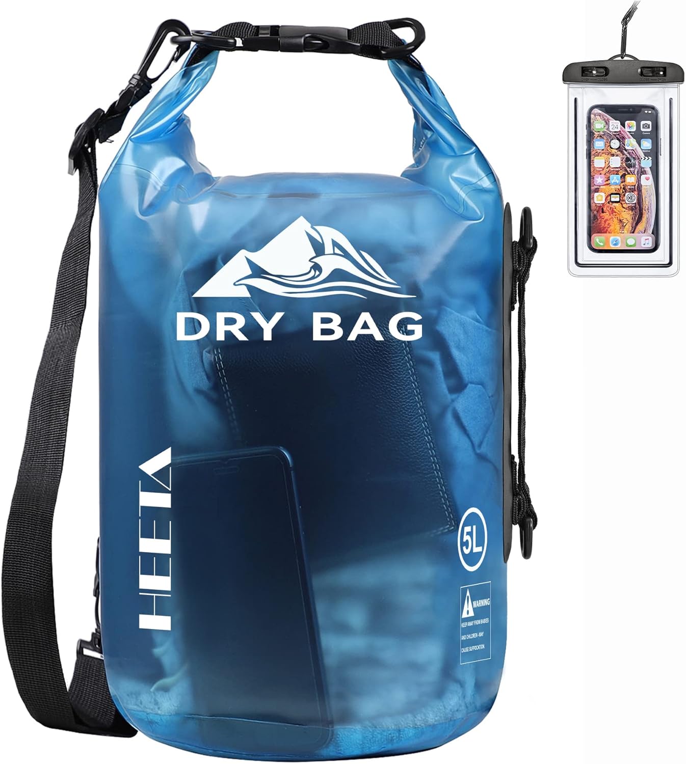 Waterproof dry bag for excursions and water activities