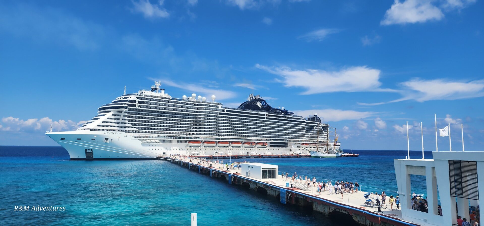 MSC Seascape docked in Cozumel