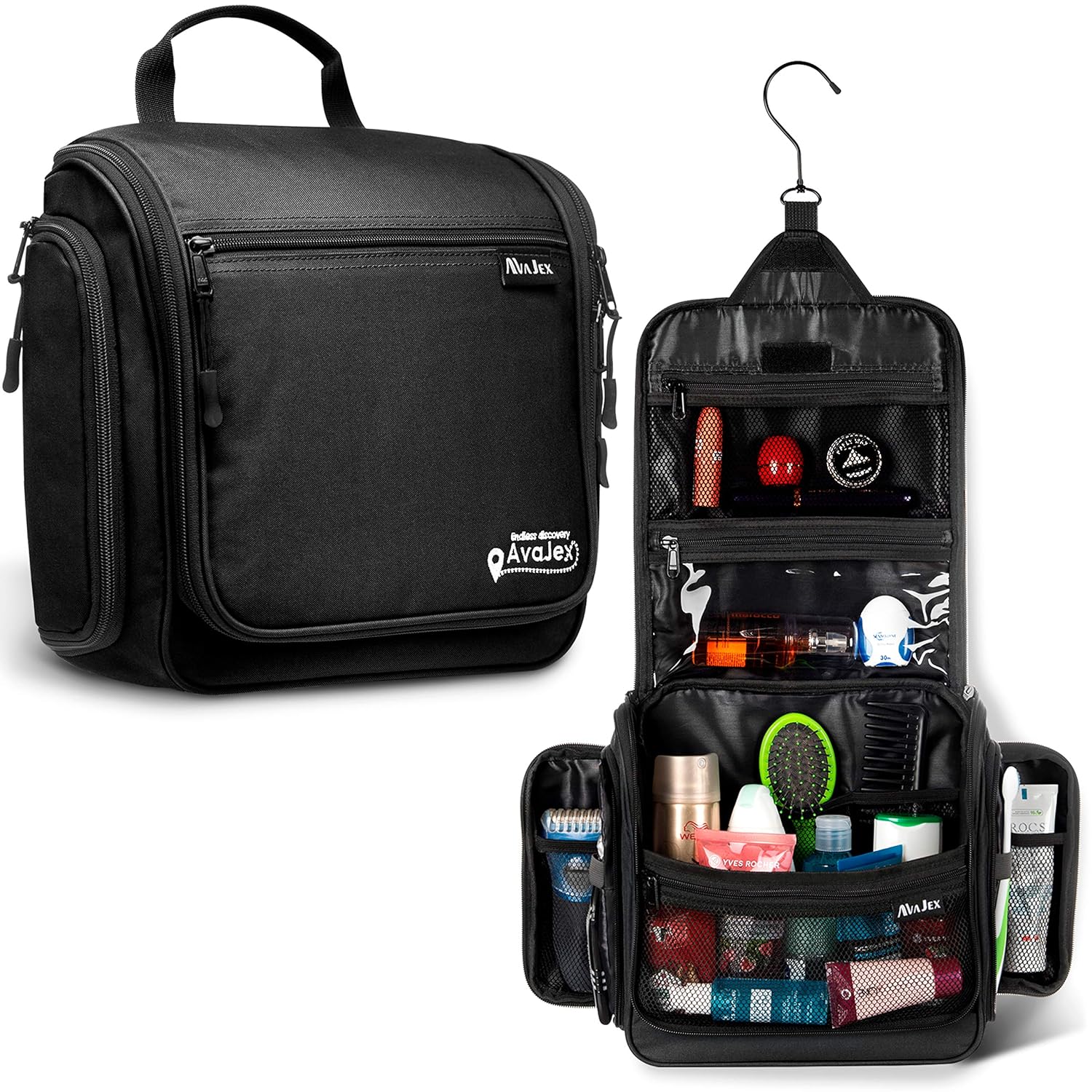 HOTOR travel toiletry bag for men or women