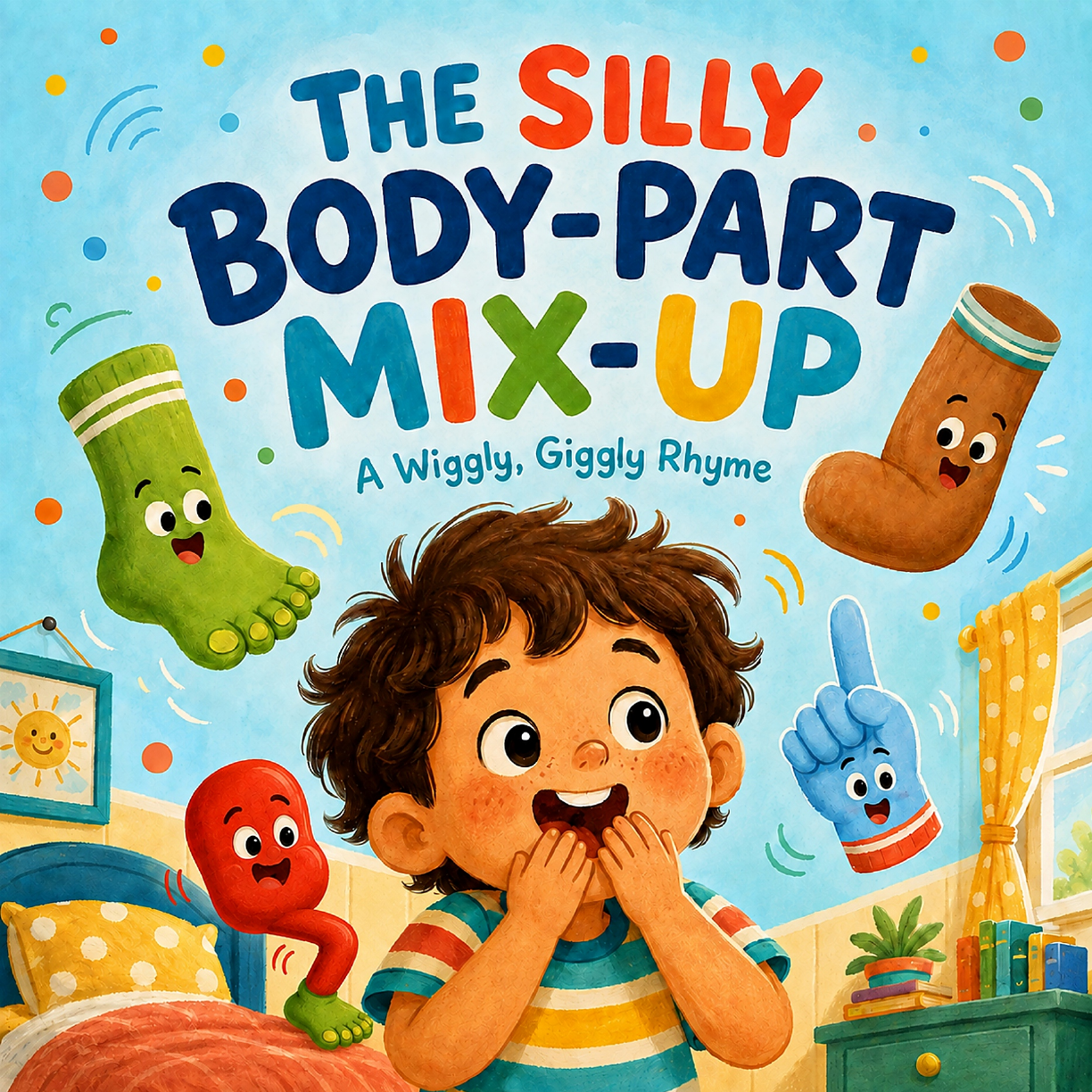 Cover of The Silly Body-Part Mix-Up, A Wiggly, Giggly Rhyme